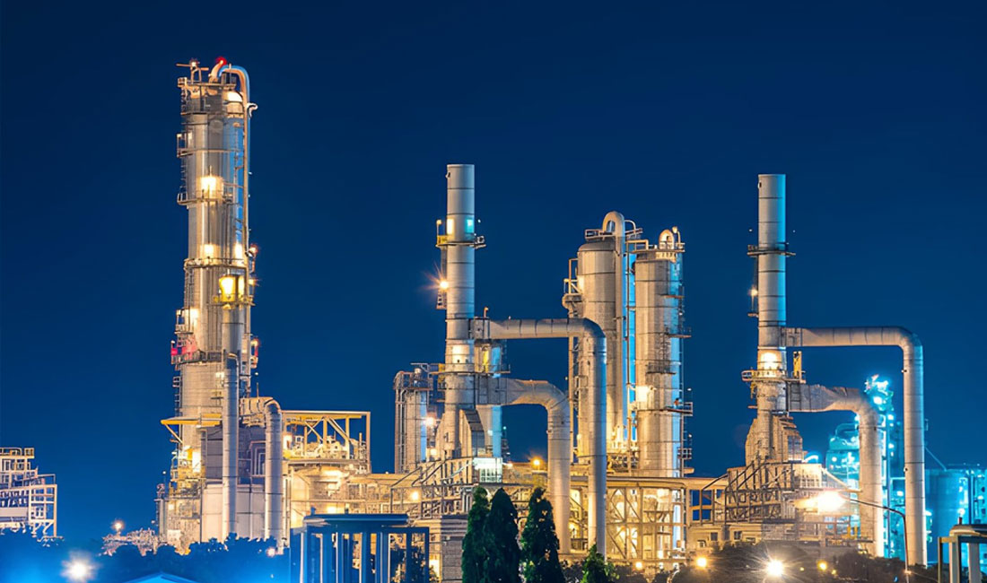 Petrochemical Industries served by Gulf Pipe